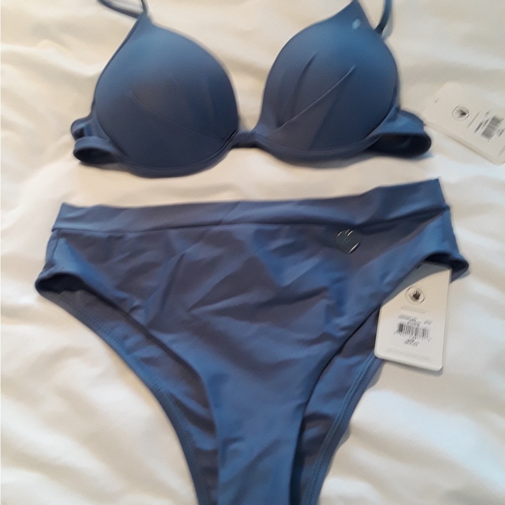 Blue Women's Swimwear Set